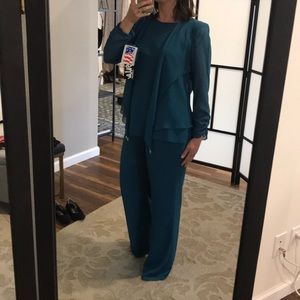SOLD Teal Pant Suit
